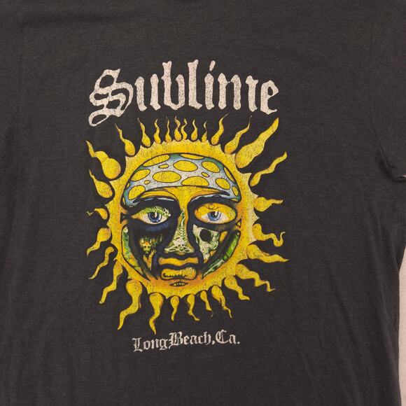 Sublime Band Short Sleeve Crew Neck Graphic Shirt Mens Size Extra Large XL Gray - Picture 4 of 9